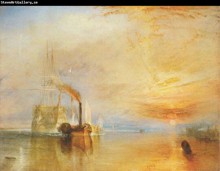 Joseph Mallord William Turner The Fighting Temeraire tugged to her last Berth to be broken up